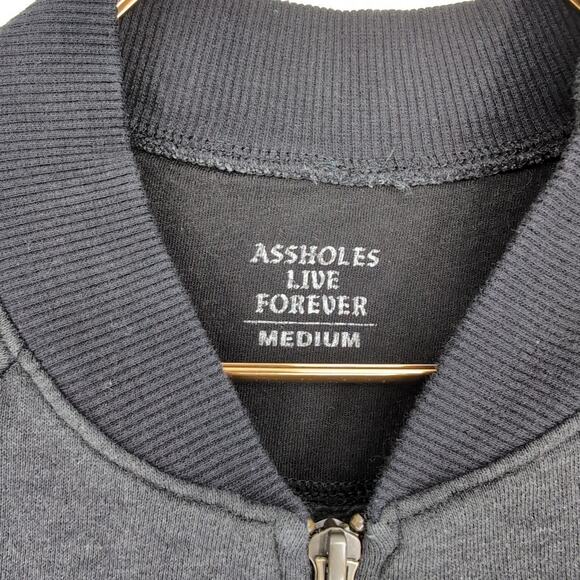 Assholes Live Forever Alf Grey Bomber Style Men's Jacket - Size M - GUC - Picture 3 of 12